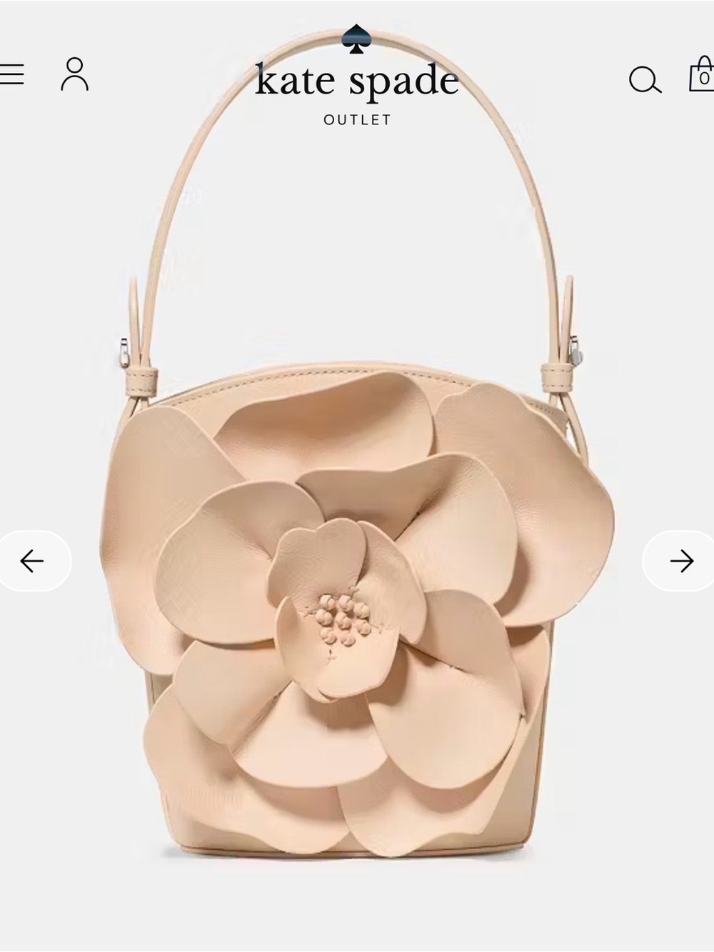 Kate Spade Flora Bucket Bag